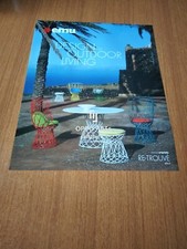 SEDIE TAVOLO RE-TROUVE DESIGN PATRICIA URQUIOLA EMU PROD. AD PUBBLICITA