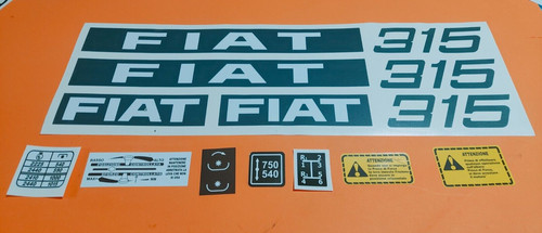 Adesivi decalcomanie fiat 315 - fiat,