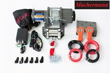 Verricello ATV 12 volt 4000lb barca MACHERMANN VERRICELLO elettrico verricell...