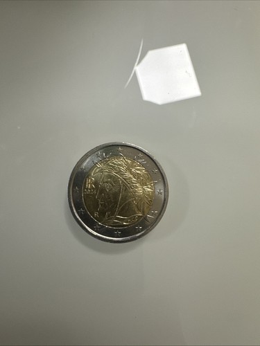 Moneta euro rara dante - moneta, "dante