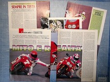MOTOSPRINT993-RITAGLIO/CLIPPING/NEWS-1993-CAGIVA MITO 7-CAGIVA C 592-5 fogli 