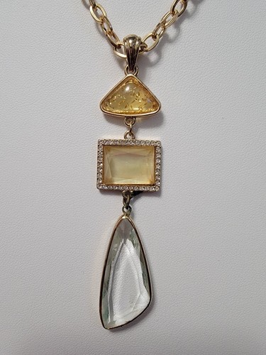 Collana cristallo colore - e,