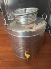 Fusto Contenitore Olio Alimentare in Acciaio Inox 30 Lt