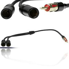 Adattatore Y Audio Splitter Antenna Cavo Din Spina Tmc / Radio Doppelantenne