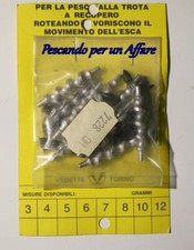 VEDETTE TORINO piombo roteante per la pesca della trota, pcs 10 a confezione