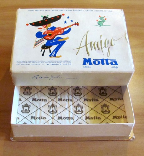 Scatola cartone vintage - in,