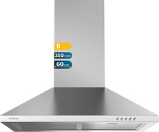 Cappa Aspirante Piramidale 60 Cm Bolero Flux PM 603500 Inox B. Motore 65 W, Fini