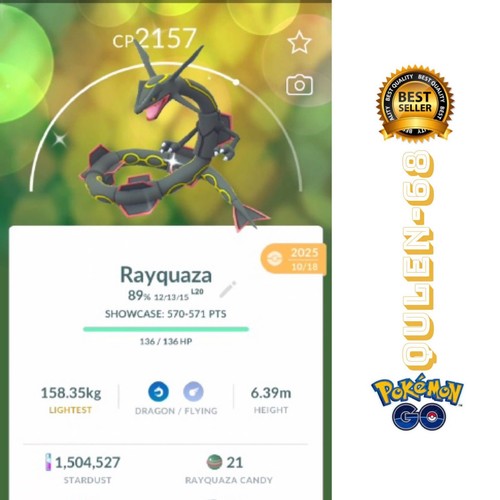 Pokémon shiny rayquaza - -,
