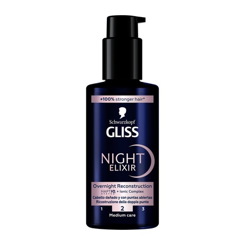 Schwarzkopf gliss night - gliss, elixir