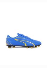 SCARPE CALCIO PUMA VITORIA FG/AG  107483 07 BLU GIALLO UOMO RAGAZZO