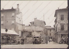 1957 UDINE Piazza XX Settembre Via Ginnasio Vecchio abbattimento case Fotografia