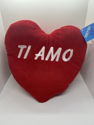 Cuscino cuore doppio - doppio, peluche