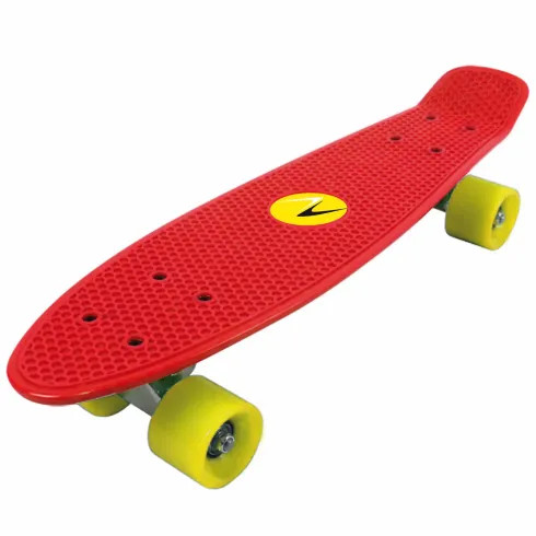 Skateboard 57x15 rosso con - skateboard,