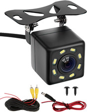 Telecamera Di Retromarcia Con Visione Notturna 8 LED per Auto, Posteriore Granda