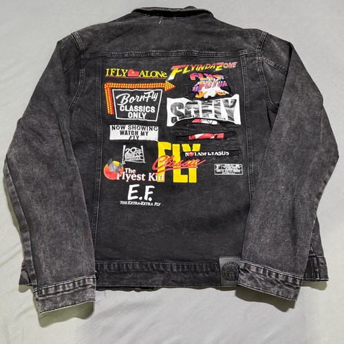 Giacca born fly denim - giacca, xl