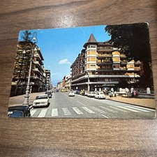 CARTOLINA COLORI VINTAGE COLLEZIONE AVELLINO CORSO VITTORIO EMANUELE II 