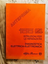 manuale ALFA ROMEO 155 Q4 diagnostica elettronica ISTRUZIONI PER LE RIPARAZIONI