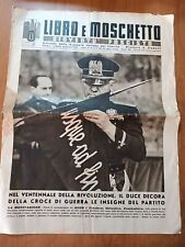 LIBRO e MOSCHETTO n. 11 (XVII-1939) Ventennale Fasci, Madrid, XVI Aeronautica