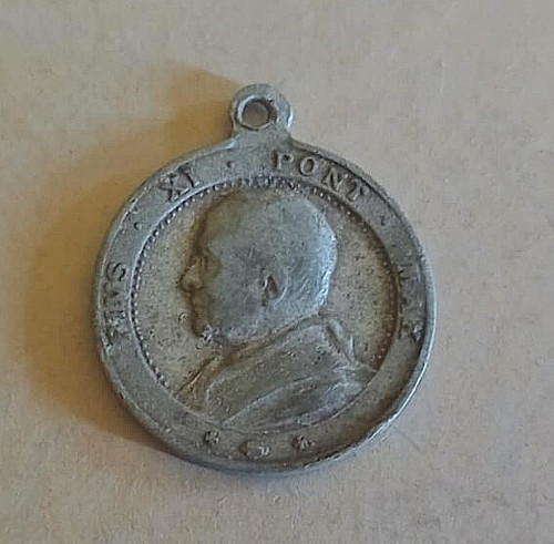 Medaglia papa pio retro s - papa,