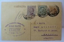 BOLZANO 1928 " FIDEL SOCIN " FABBRICA  ARMONIUM _ MISSIVA COMMERCIALE  AUTOGRAFA