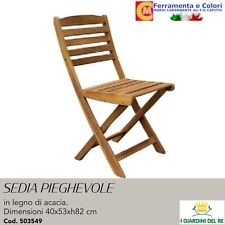 Sedia Pieghevole In Legno Di