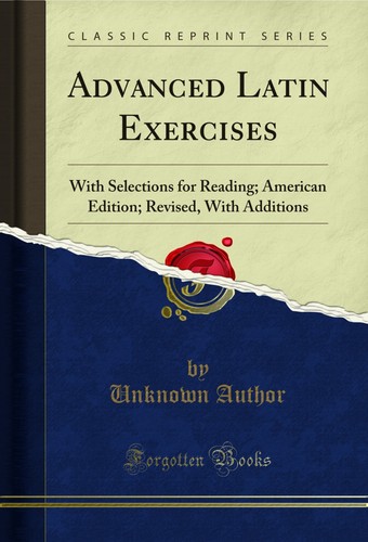 Advanced latin exercises with - advanced,