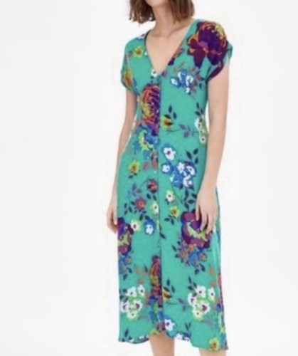 Abito zara trf turchese - zara,