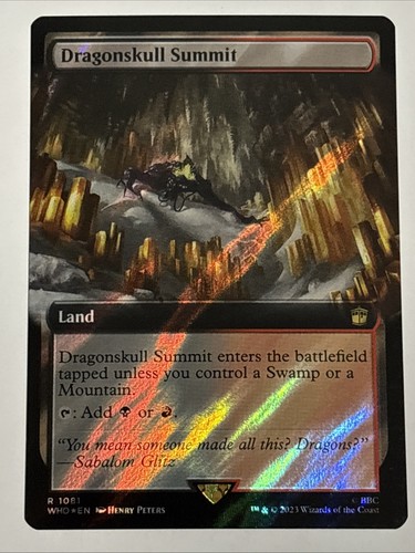 Mtg doctor who dragonskull - doctor,