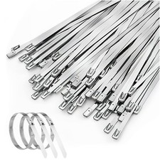 100 Fascette Metalliche in