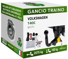 Gancio Verticale Estraibile