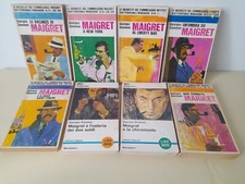 SIMENON LE INCHIESTE DEL COMMISSARIO MAIGRET LOTTO 8 ROMANZI MONDADORI