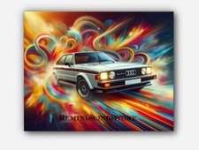 Quadro Audi Quattro 1980 arte