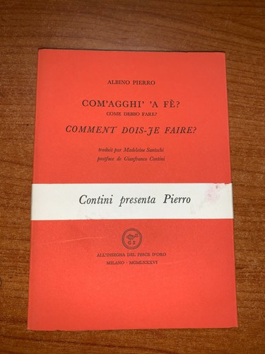 Albino pierro com - pierro, com'agghi'