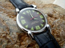  ORIS MOV. FHF ST 96 SWISS MADE - MECC. CARICA MANUALE NERO-VERDE -BELLISSIMO !