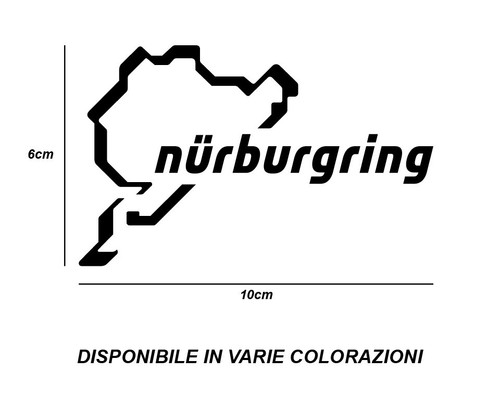 Adesivo nurburgring circuito - adesivo,