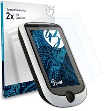 Bruni 2x Proteggi Schermo per Mio Cyclo 315 Pellicola Protettiva