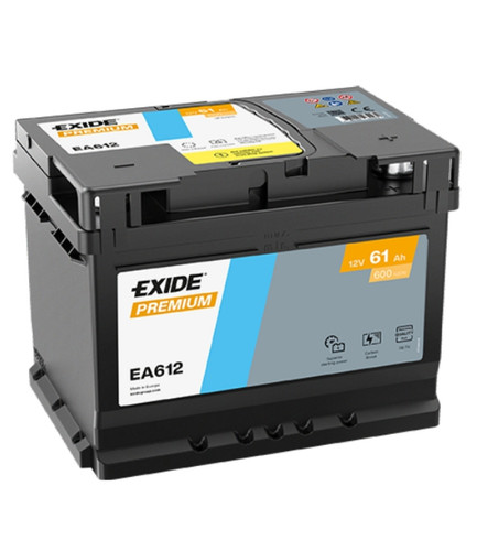 Batteria auto exide ea612 12v - auto,