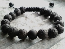 Bracciale con pietre laviche