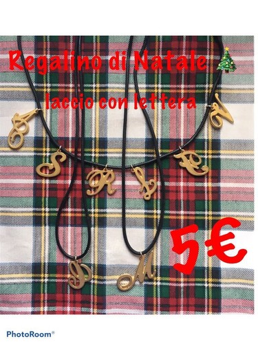 Ciondolo iniziale lettera - ,,
