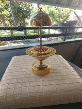 World Globe Dispenser Carillon Sigarette Vintage Tono Oro Funzionante Come Nuovo