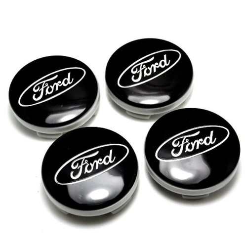 Tappi centrali ford neri - 4x,