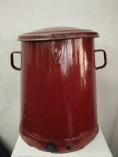 VASO CONTENITORE SMALTATO VINTAGE