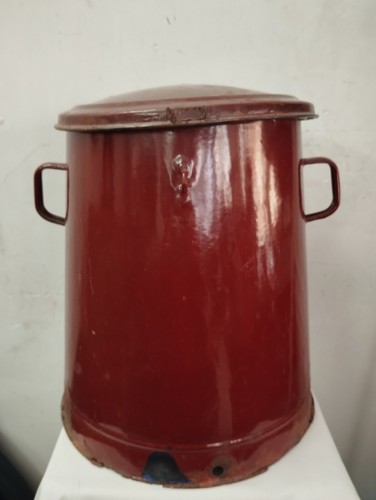 Vaso contenitore smaltato - vaso,