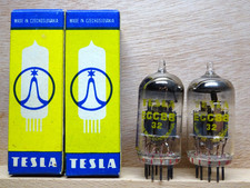 Coppia: TESLA ECC88 | oltre 100% ✅ NOS NIB Balanced Tubes Valvola Tubolare (6922)