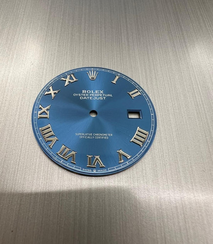 Original blue dial - dial,, roman