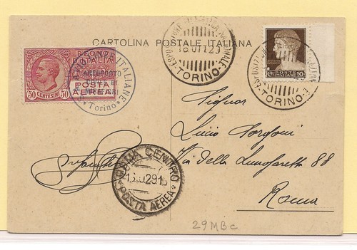 1929 cartolina da - -,