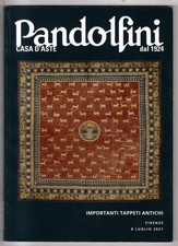 PANDOLFINI. FIRENZE. TAPPETI ANTICHI. CATALOGO ASTA 8 LUGLIO 2021.