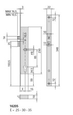Elettroserratura  Cisa 16205 -