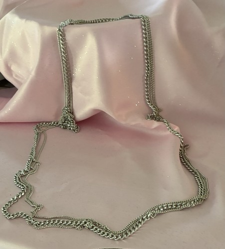 Catena tripla silvertone - catena,