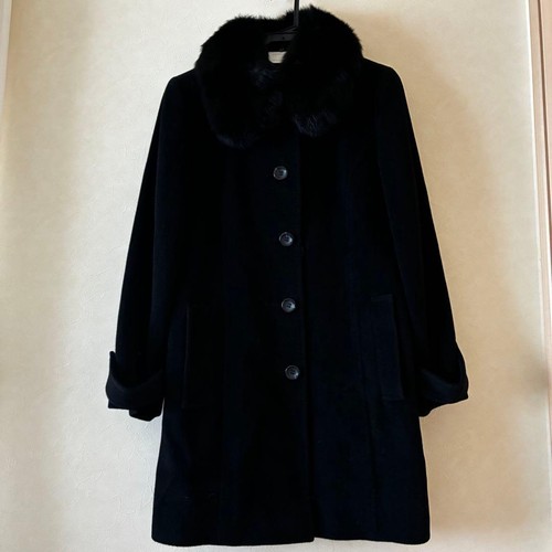 Cappotto lungo nero emma james - cappotto,